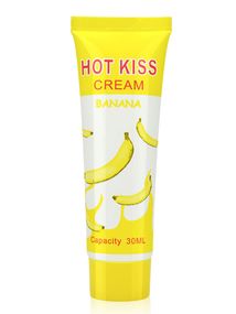 Лубрикант Hot Kiss Банан на водній основі Babydoll 30 мл Жовтий 00183