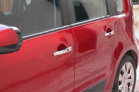 Накладки на ручки (4 шт., нерж.) OmsaLine - Італійська нержавійка для Citroen C-3 Picasso 2010-2017рр