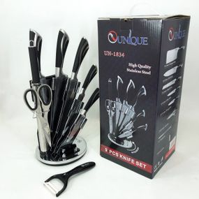 Поварской нож нержавеющая сталь UNIQUE UN-1834, Набор ножей для приготовления пищи, Набор ножей резаков JM-92