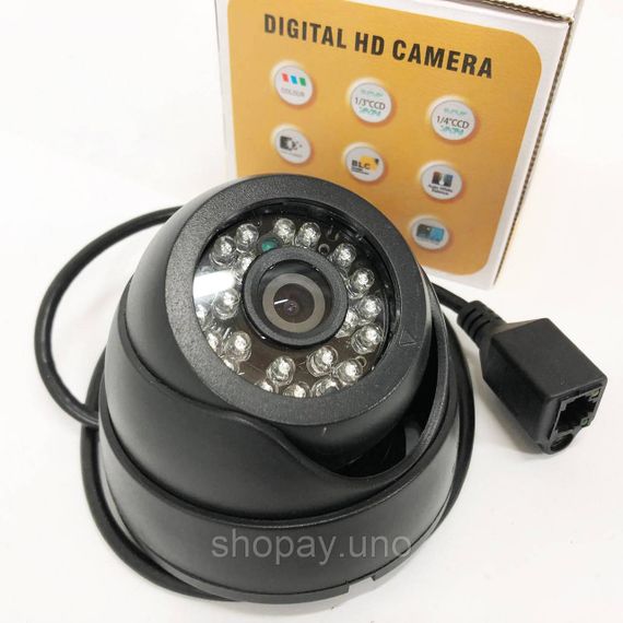 Камера відеоспостереження купольна HD Camera 349 IP 1.3 mp, Камера спостереження для квартири | Зображення 4