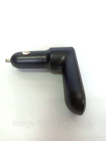 Фм модулятор для автомагнитолы с блютузом, fm трансмиттер HZ H33 от прикуривателя с bluetooth, 2 USB, microSD | Зображення 5