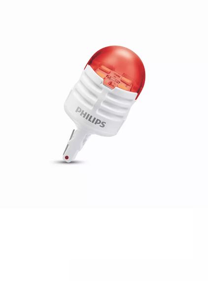 Комплект светодиодных ламп Philips 11065U30RB2 W21W LED 12V Ultinon Pro3000 RED | Зображення 1