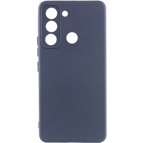 Чехол Silicone Cover Lakshmi Full Camera (AAA) для TECNO Pop 5 LTE Темно-синий / Midnight blue