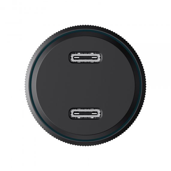 Автомобільний зарядний пристрій HAVIT HV-CC2014 60W 2xUSB-C Black | Зображення 2