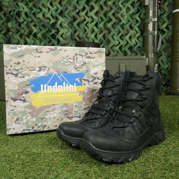 Берцы Undolini черный мех 41 | Зображення 7