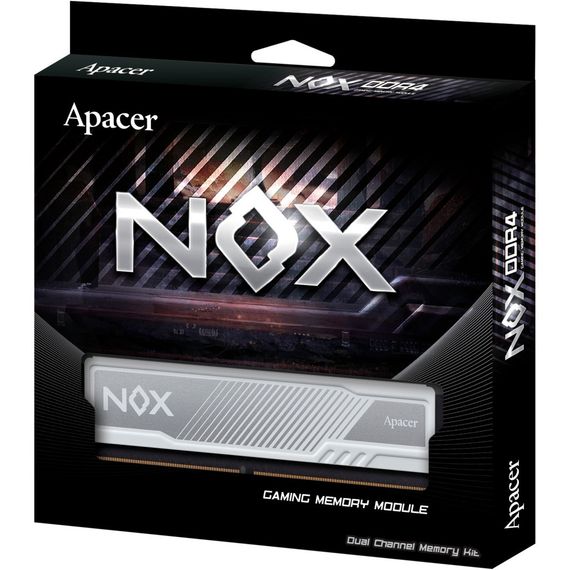 Модуль пам'яті для комп'ютера DDR4 32GB (2x16GB) 3200 MHz NOX White Apacer (AH4U32G32C28YMWAA-2) | Зображення 4