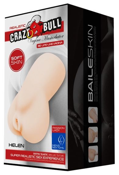 Мастурбатор-вагіна Crazy Bull - Helen Realistic Vagina, BM-009147 Sex Aura | Зображення 8
