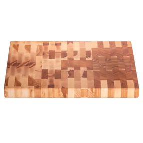 Дошка для нарізання обробна 45×30 см Доміно з ясена Lugi C53W300450Y