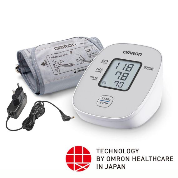 Тонометр Omron M2 Basic (HEM-7121j-e) с адаптером аналог M2 basic ARU гарантия 5 лет | Зображення 3
