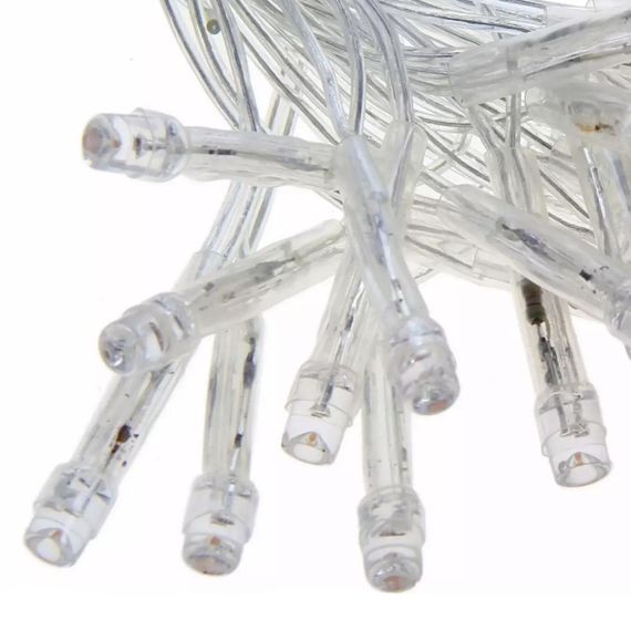 Гірлянда Водоспад від мережі 3х3 м, 480LED, Xmas, Холодний білий / Новорічна світлодіодна гірлянда штора | Зображення 3