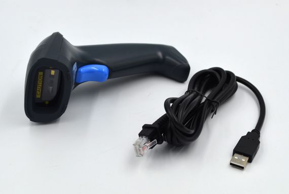 Опт і роздріб AsianWell AW-2255 1D, 2D CMOS + CCD дротовий сканер штрих- та QR-кодів, USB