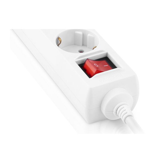Мережевий фільтр живлення REAL-EL RS-Protect M 1.8m, white (EL122300025) | Зображення 3