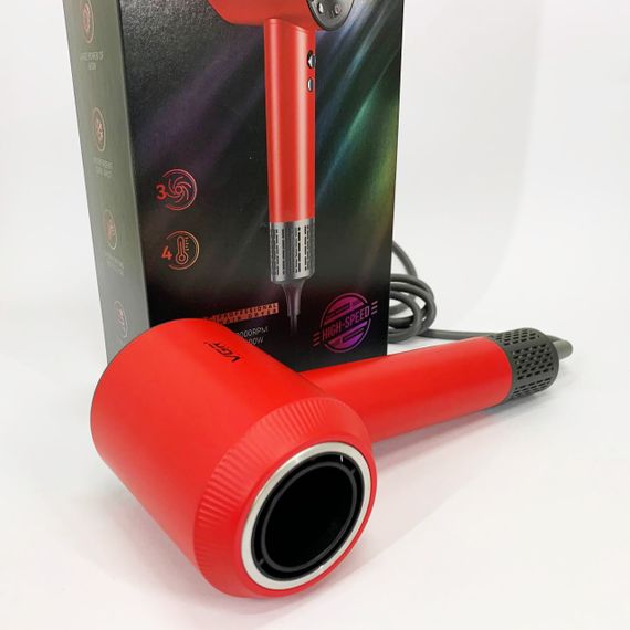 Фен професійний VGR V-445 RED, 3 рівні обдування, 4 рівні температури, 1600 Вт | Зображення 7