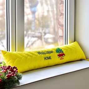 Подушка IDEIA 96037 Україна 15*90  Мікрофібра Жовтий