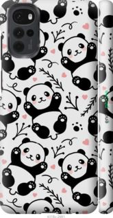 Чохол на Motorola G22 Панди "4318m-2681-2448"