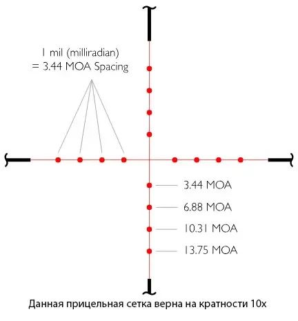 Приціл оптичний Hawke Vantage 3-9х40 сітка Mil Dot з підсвічуванням | Зображення 5