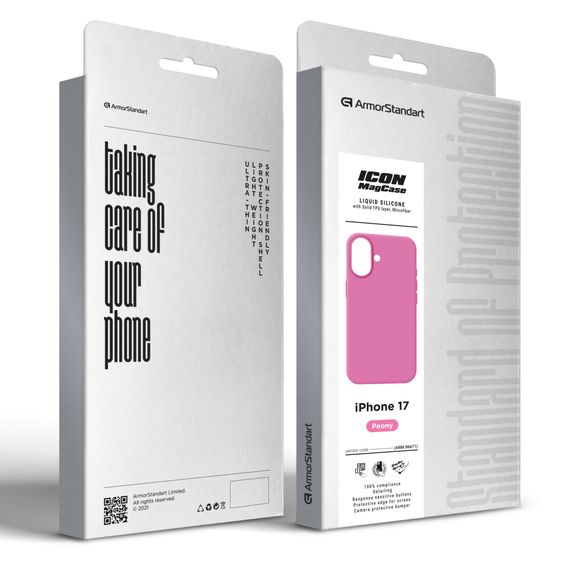 Чохол до мобільного телефона Armorstandart ICON2 MagCase Apple iPhone 17 Peony (ARM86671) | Зображення 1
