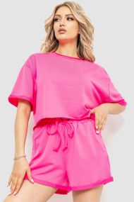 Костюм жіночий повсякденний, колір рожевий, 102R327