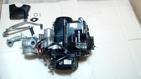 Двигатель   Delta 125cc   (МКПП 157FMH, алюминиевый цилиндр,чёрный)   (TM)   EVO