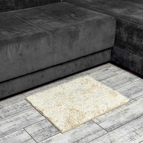 Килимок для ванної 60*50см Comfort бежевий поліестер Дариана | Зображення 1