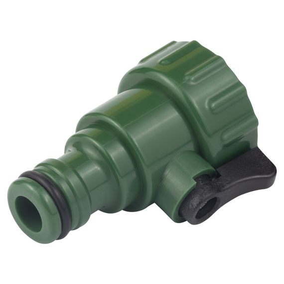 Кран запірний Grad в/р 3/4" з адаптером на конектор 1/2" (ABS) (5016985) | Зображення 1