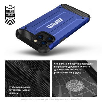 Чехол для мобильного телефона Armorstandart Panzer Samsung A15 4G (A155) / A15 5G Dark Blue (ARM73720) - Топ | Зображення 5