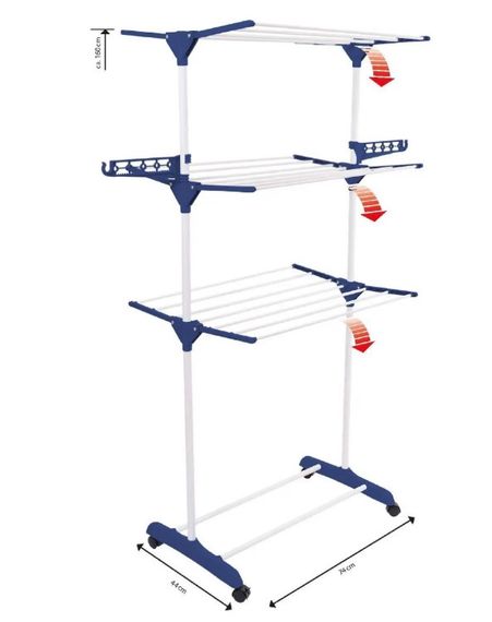 Сушарка для білизни підлогова Casa Si Peak White (CS92188H001) | Зображення 2