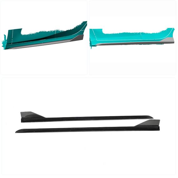 Накладки на пороги (для M-Sport, Карбон) для BMW 1 серия F40 2019-2024 гг | Зображення 1