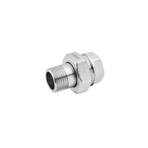 Згін-американка пряма Karro 1/2" ВЗ нікельована KR-3102 | Зображення 2