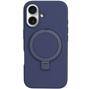 Чохол Silicone Case Full Protective NO LOGO with Ring для Apple iPhone 16 (6.1")