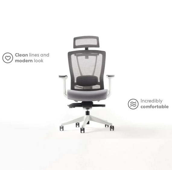 Кресло офисное ERGO CHAIR 2 BlackWhite | Зображення 5