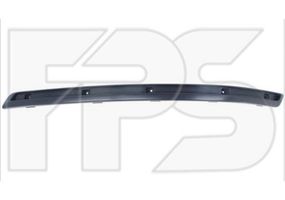 Накладка бампера Hyundai Sonata '08-10 с отв. под хром. молдинг - левая (FPS)