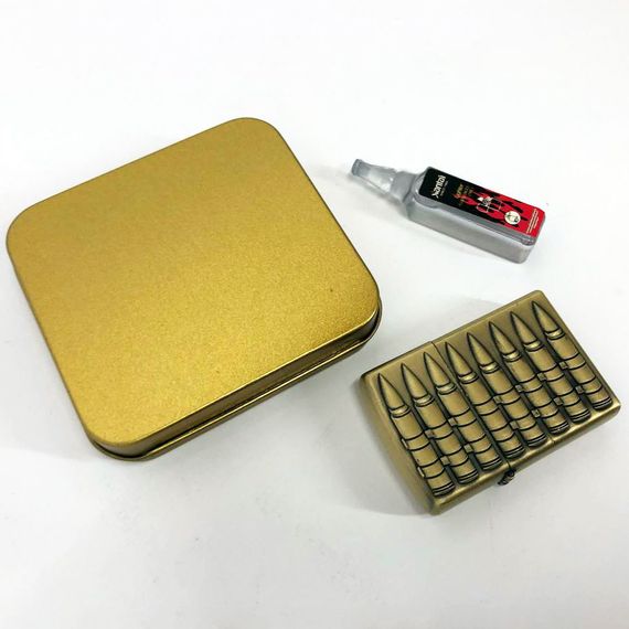 Зажигалка бензиновая в подарочной коробке 367-1, зажигалка подарок на день рождения, необычная зажигалка | Зображення 2
