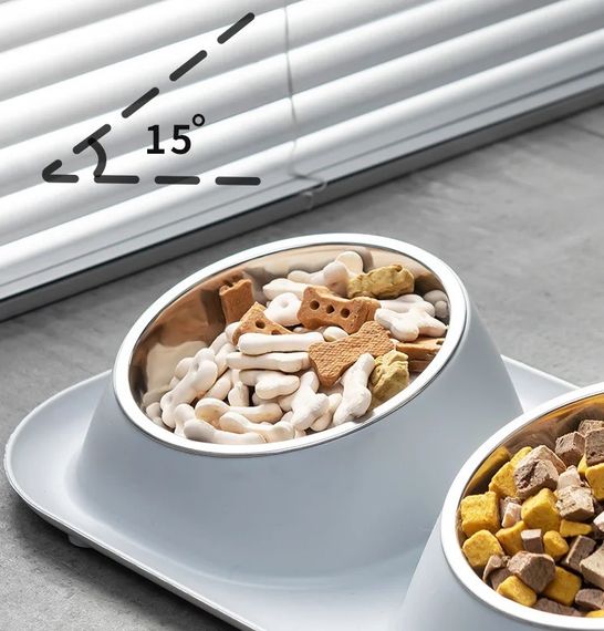 Миска подвійна на підставці Lapka, 2 х 250 мл | Зображення 4