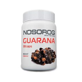 Натуральна добавка для спорту Nosorog Nutrition Guarana 30 Caps