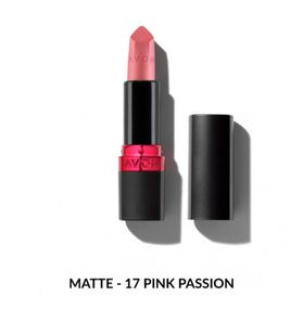 Зволожувальна матова губна помада Avon "Ультра" 17 Полуничний щербет  (17 Pink Passion) 3,6г