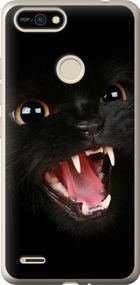 Чехол на Tecno Pop 2F B1F Чёрная кошка "932u-2391-17620"