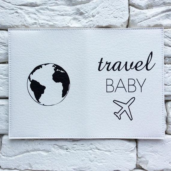 Обкладинка для паспорта Travel Baby 3 екошкіра | Зображення 2