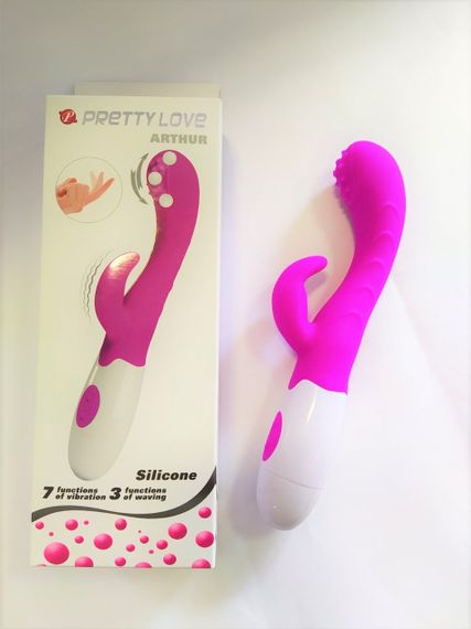 Вибратор с клиторальным стимулятором и с волновым эффектом "Arthur" sexstyle | Зображення 6