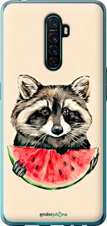 Чохол на Oppo Reno Ace Єнотик з кавуном "4605t-1964-2448"