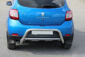 Задня дуга AK007 (нерж) для Renault Sandero 2013-2024 рр