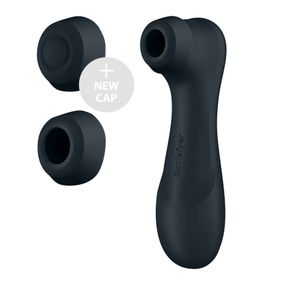 Вакуумний кліторальний стимулятор Satisfyer Pro 2 Generation 3 with Liquid Air (Bluetooth), Темно-сірий