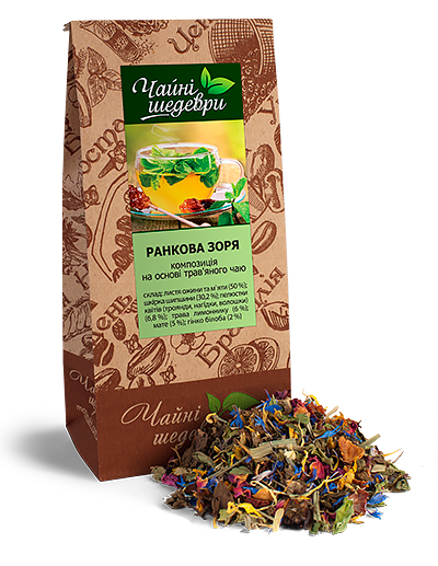 Композиция травяного чая Утренняя заря ТМ "Чайные шедевры",  500г