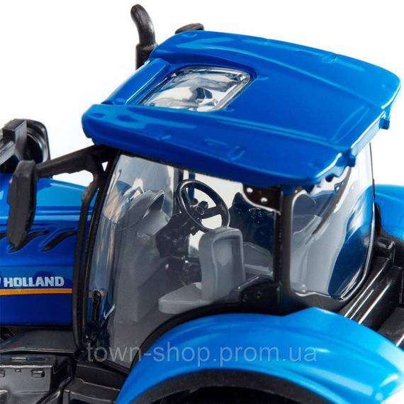 Автомодель серии Farm - Трактор NEW HOLLAND T7.315 с фронтальным погрузчиком (синий, 1:32) | Зображення 3