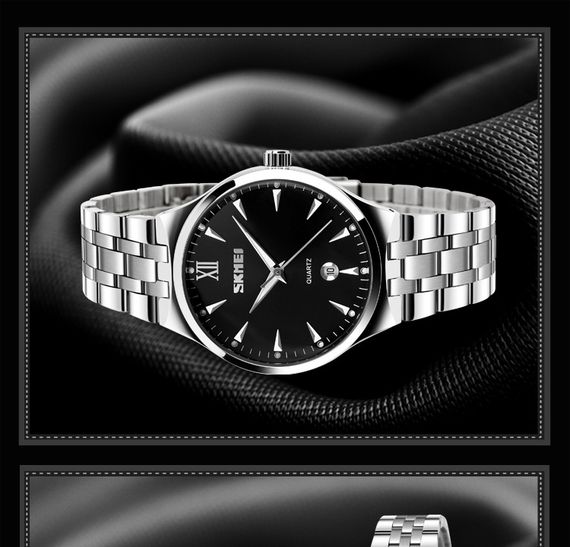 Чоловічий годинник Skmei 9071BK-B Black Man | Зображення 2