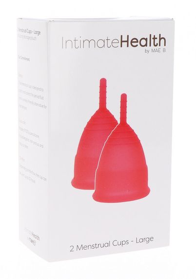 Менструальні чаші Mae B Intimate Health 2 Large Menstrual Cups | Зображення 5