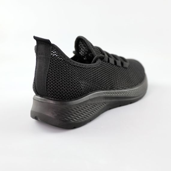 Кросівки жіночі сітка дихаючі 591529  Чорні 36 37 38 39 40 41 | Зображення 4