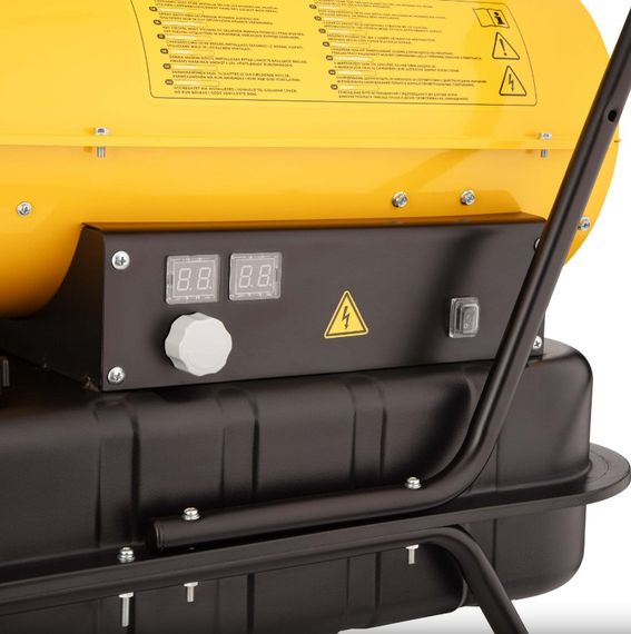 Теплова гармата 2E дизельна 30,0 кВт, площа обігріву 380 кв.м., жовтий (2E-DH30750) | Зображення 2