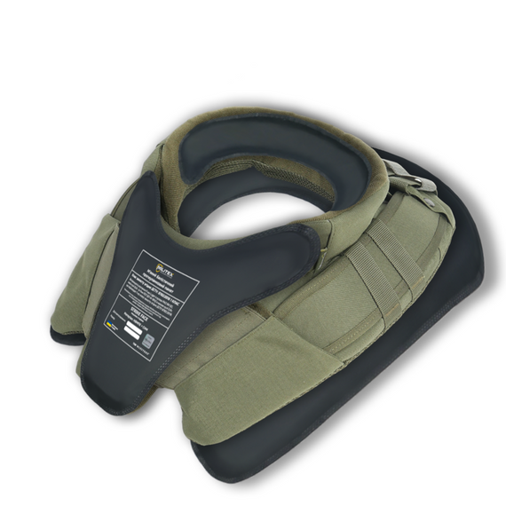 захист шиї з балістичним пакетом UHMWPE  1 класу олива