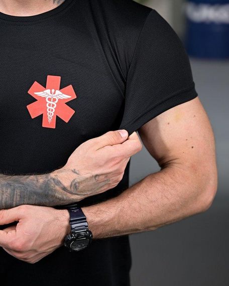 Тактична moisture-wicking футболка Medic black РП7346 | Зображення 4